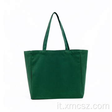 Shopper colorata in cotone biologico